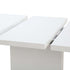 Barnes - Extendable Dining Table High Gloss White 1800 x 900 x 760 mm MDF